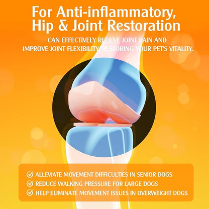 Turmeric Curcumin Drops for Dog & Senior Dogs: Anti-inflammatory Pain Relief, Eliminates Joint Pain, Improve Joint Mobility,Brain, Liver, Bone, Muscle, Skin&Coat - Liquid Absorb Better