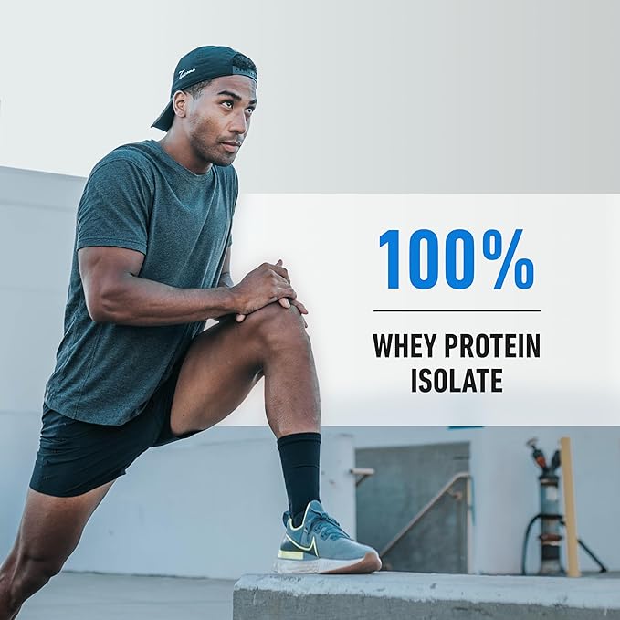 Isopure Zero Carb 100% Pure Whey Isolate Protein Powder, Lactose Free, Gluten Free, with Vitamins, Creamy Vanilla, 25g Protein Per Serving, 1 Lb, 15 Servings (Packaging May Vary)