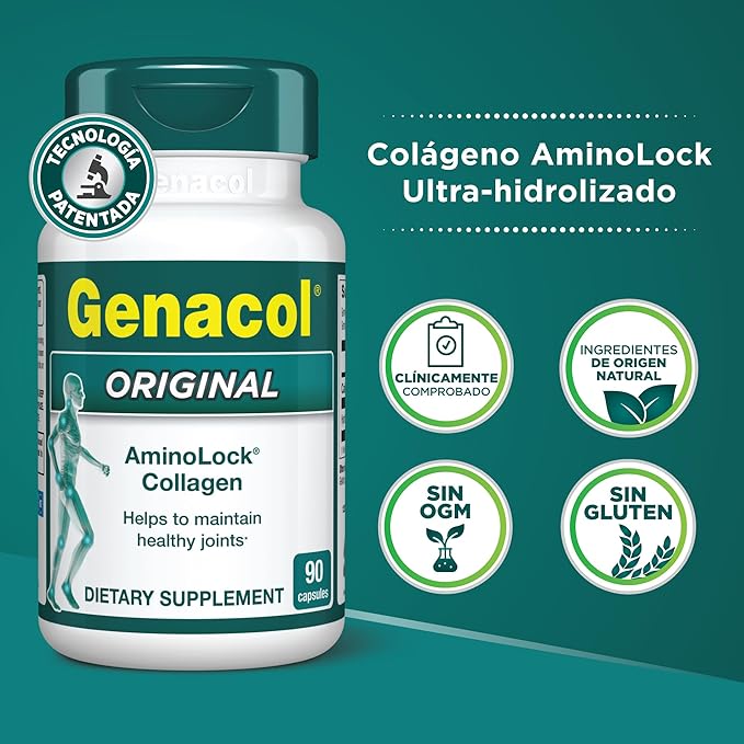Genacol Original – Collagen Supplement with Ultra-Hydrolyzed Collagen Peptides, Maintains Joint Health, for Joints & Knees, 90 Capsules (30-Day Supply)