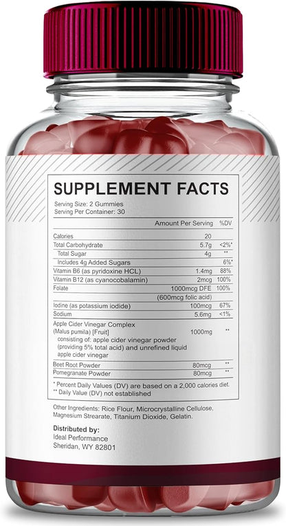 IDEAL PERFORMANCE Eremax Gummies, Eremax Gummy Reviews (60 Gummies)