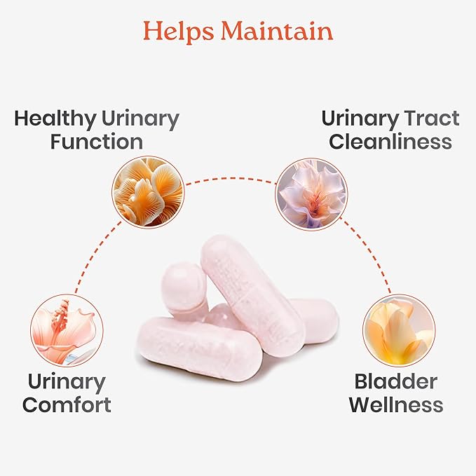 NewLife Naturals D-Mannose Capsules | w/Cranberry and Hibiscus Extracts | Natural Urinary Tract Health Supplement | 1400mg Pure Veggie Powder | 60 Veggie Capsules