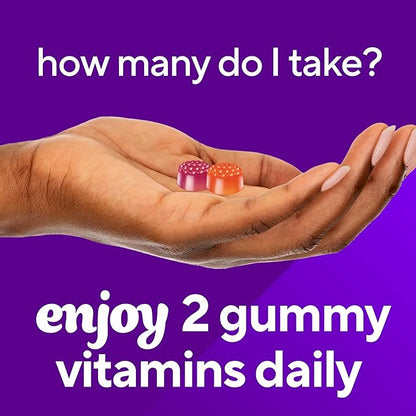 vitafusion Probiotic Gummy Supplements, Raspberry, Peach and Mango Flavors, Probiotic Nutritional Supplements With 5 Billion CFUs, 35 Day Supply, 70 Count
