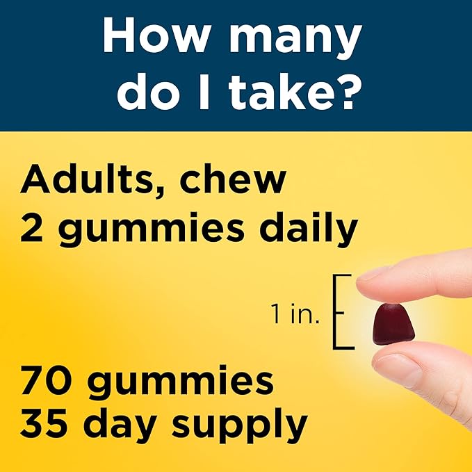 Nature Made Multi for Him, Mens Multivitamins Gummies, Energy Metabolism Support, Multivitamin for Men, 70 Gummy Vitamins and Minerals, 35 Day Supply (Pack of 2)