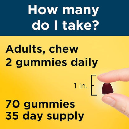 Nature Made Multi for Him, Mens Multivitamins Gummies, Energy Metabolism Support, Multivitamin for Men, 70 Gummy Vitamins and Minerals, 35 Day Supply (Pack of 2)