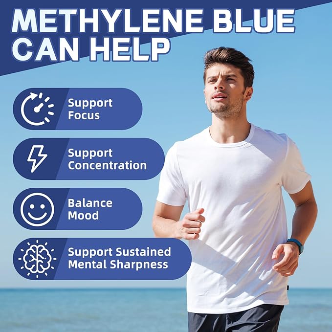 Methylene Blue Gummies Cognitive Support for Men - 60 Gummies