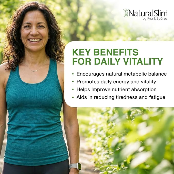 NaturalSlim Metabolic Vitamins - Combination of High Potency Multivitamins, Minerals, B Complex, Msm, & Digestive Formula Supplements for Men & Women - Energy & Metabolism Support - 2 Pack