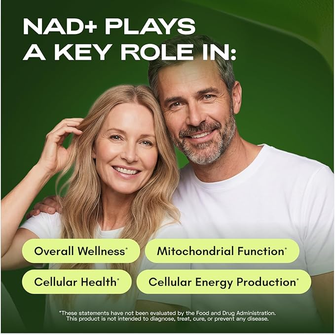 Liposomal NAD Supplement with Resveratrol – NMN Supplement Alternative – 90-Day Supply – Third-Party Tested – 180 Capsules – Advanced NAD+ Resveratrol - Pack of 3