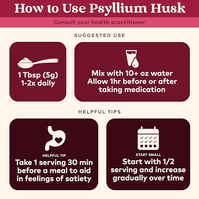 ORGANIC INDIA Psyllium Herbal Powder - Whole Husk Fiber, Vegan, Gluten-Free, USDA Certified Organic, Non-GMO, Soluble & Insoluble Fiber Source - 12 Oz Canister (Pack of 1)