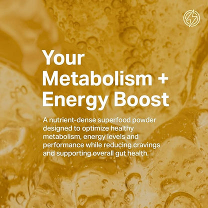 Proper, The Yellows Metabolism and Energy Boost, Sugar Free Energy Drink Powder with 100mg Caffeine. No Creatine or Beta-Alanine. 15 Servings, Pineapple Mango Drink Mix for Men and Women