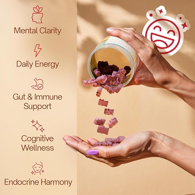 150 Sea Moss Gummies | 9-in-1 Formulation with Irish Sea Moss, Ashwagandha, Burdock, Elderberry, Bladderwrack, Maca, Zinc, B12 | Energy & Immune Support | Strawberry Flavor Vegan Gummies