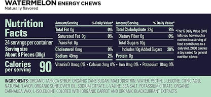 GU Energy Chews, Variety Pack Gummies with Electrolytes, Dairy-Free, On-The-Go Energy for Any Workout, 12 Bags (24 Servings Total), (Pack of 2)