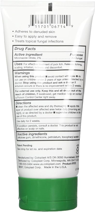 Critic-Aid Clear Antifungal Moisture Barrier Ointment - 5 Ounce Tube - Pack of 2