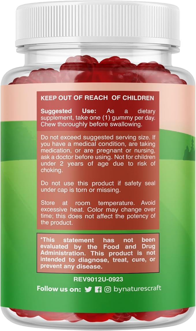 Chewable Vitamin D Gummies for Kids - Delicious Vitamin D 1000 IU Per Serving - Toddlers Immune Support Gummies - Berries Flavored Supplement for Bones Health & Muscles - Gelatin Free - 60 Count