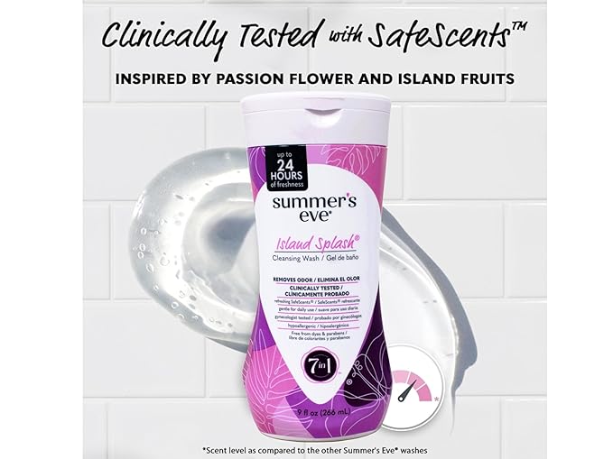 Summer's Eve Feminine Cleansing Wash for Sensitive Skin | Island Splash 9 fl oz | 1-Unit