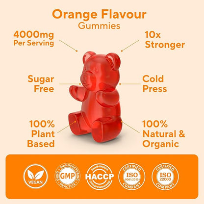 Sugar-Free Pumpkin Seed Gummies – 4000mg/Serving – Hair Growth, Youthful Skin & Prostate Support – Immune & Urinary Tract Support-Natural Source of Essential Fatty Acids