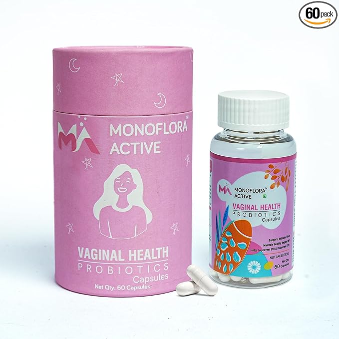 Probiotics for Women 5 Billion CFU Vaginal Probiotic Capsules with Lactobacillus & Prebiotics Supports Vaginal pH Balance, Healthy Flora, Odor Control, Digestive Urinary Tract Health