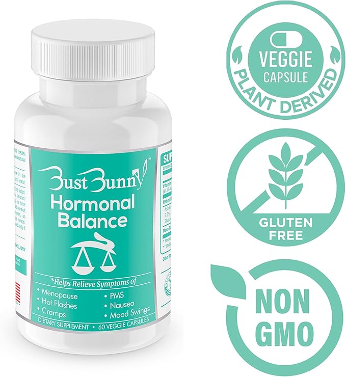 Hormone Balance for Women | Menopause and PMS Relief | Hot Flashes Menopause Relief | Vegan-Friendly