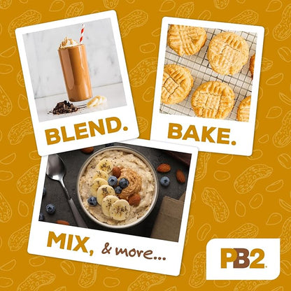 PB2 Original Powdered Peanut Butter - [32 Ounce Jar] 6g of Protein, 90% Less Fat, Certified Gluten Free, Only 60 Calories per Serving, Perfect for Protein Shakes, Smoothies, and Low-Carb, Keto Diets