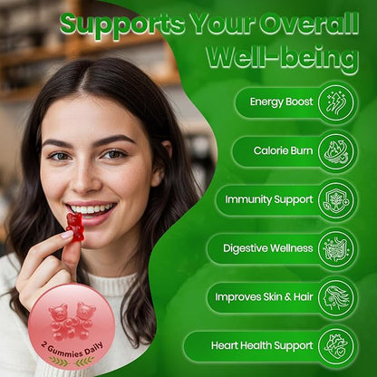 Montue NEWELLME Apple Cider Vinegar Gummies B12 Multivitamin,ACV Supplement Gummy Vitamins,Non GMO, Vegetarian Supplement for Women & Men,Support Normal Energy Levels & Gut Health 60 Gummies (60)