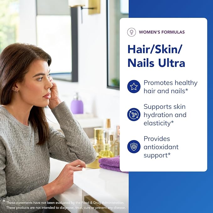 Pure Encapsulations Hair/Skin/Nails Ultra Advanced Beauty Supplement - Biotin & Collagen Supplement for Healthy Hair, Strong Nails & Youthful Skin Support* - 60 Capsules