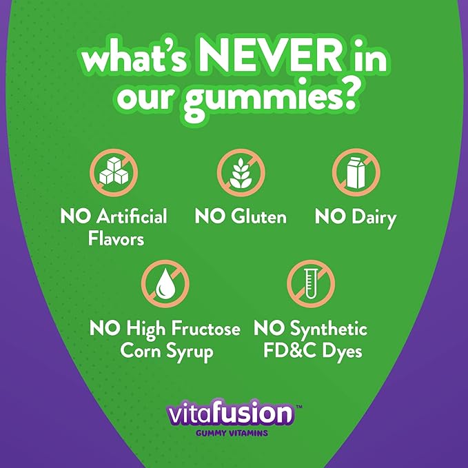 Vitafusion Gorgeous Hair/Skin & Nails Multivitamin Gummy Vitamins + Biotin & Antioxidant Vitamins C&E/Raspberry Flavor (45 Day Supply) America’s Number One Gummy Vitamin Brand, 135 Count (Pack of 2)