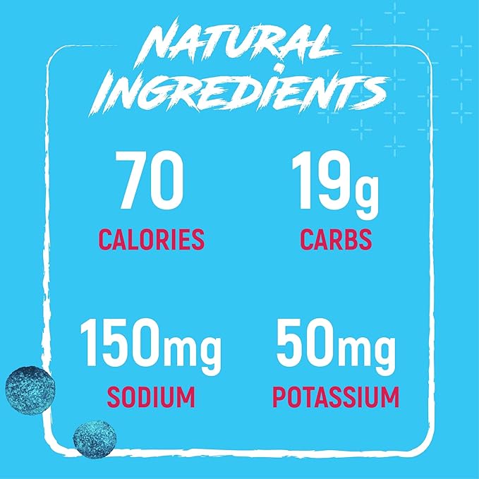 Noogs Sour Energy Chews, Poolside Pop Caffeinated Electrolyte Energy Gummies, 50mg Green Tea Caffeine, Popsicle Flavored Alternative to Running Gels, Vegan & Gluten Free, 12 Pack