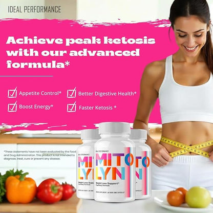 Mitolyn Weight Loss Pills, Mitolyn Reviews Advanced Formula - Mitolyn Capsules Dietary Supplement for Maximum Strength, All Natural Keto Pills, Mitolyn Capsules, Mito lyn Pills Reviews (2 Pack)