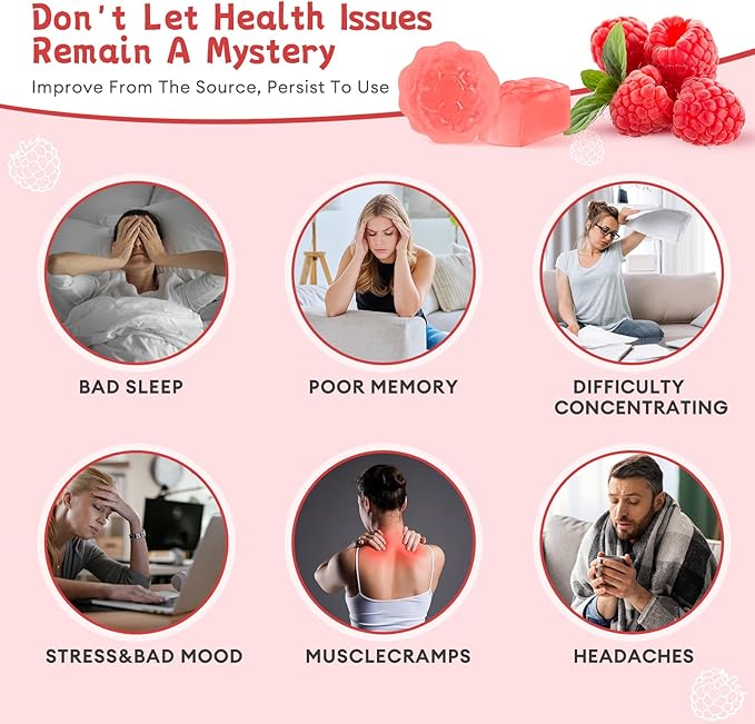 Magnesium Glycinate Gummies 400mg High Absorption Calm Magnesium Complex Gummies with Citrate L-Threonate 600mg Coq10, Vitamin D3 & B6-Sugar Free,Focus, Energy Balance,and Muscle Function 90