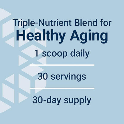 Life Extension Healthy Aging Powder, Healthy Aging Supplement, Heart Health, Brain Health, Exercise Performance, Taurine, Lithium, spermidine, Powder Blend, Non-GMO, Vegetarian, 30 Servings