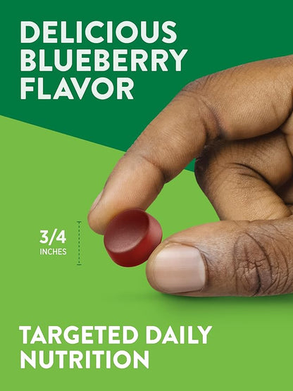 Nature's Truth Multivitamin for Men Gummies | 70 Count | Blueberry Flavor | with B12, D3 & Zinc | Vegetarian, Non-GMO and Gluten Free Supplement