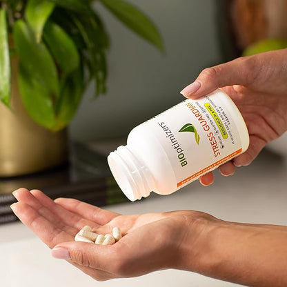 BIOptimizers Stress Guardian – Stress Relief Capsule – Rest Support Management - 45 Capsules