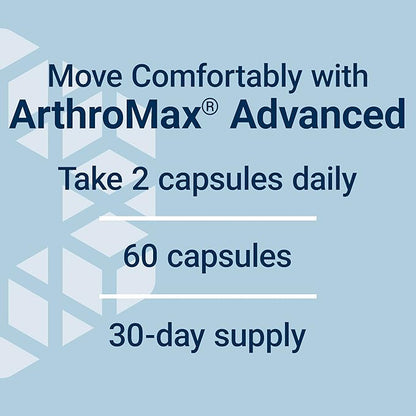 Life Extension ArthroMax® Advanced NT2 Collagen™ & AprèsFlex®, glucosamine sulfate, Boswellia (Indian Frankincense), Joint Health, Mobility, Gluten-Free, Non-GMO, 60 Capsules