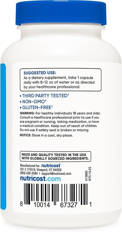 Nutricost Electrolyte Complex Advanced Hydration (120 Capsules) - 8 Hydrating Electrolytes & Vitamins, Gluten Free, Non-GMO, Vegetarian