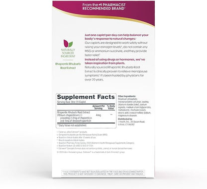 Estroven Complete Multi-Symptom Menopause Supplement for Women, 28 Ct., Clinically Proven Ingredient Provide Menopause Relief & Night Sweats & Hot Flash Relief* Drug-Free & Non-GMO