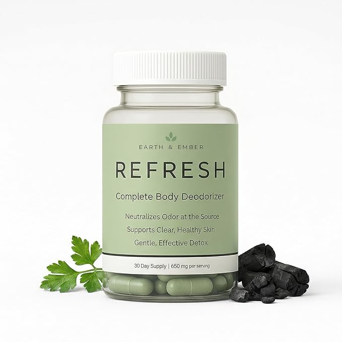 REFRESH – Internal Deodorant Supplement for Odor Control, Skin Health & Confidence Boost