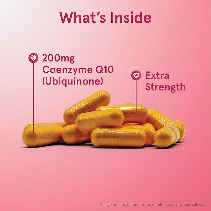 Jarrow Formulas® Co-Q10, 200 mg, Antioxidant Support for Mitochondrial Health, Cellular Energy Production and Healthy Cardiovascular Function, 60 Veggie Capsules, 60 Day Supply