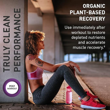 Garden of Life Sport Organic Plant-Based Recovery Powder – Muscle Recovery Supplement for Women & Men with Vitamins and Magnesium, Non-GMO, Gluten-Free, BlackBerry Lemonade Flavor, 30 Servings