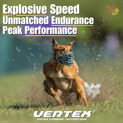 Vertex High-Performance Dog Supplement – Predigested Liver, Whey & Egg Protein – Supports Muscle, Recovery, Fertility, Digestion & Milk Production – Ideal for Working, Breeding & Active Dogs - 4 lbs