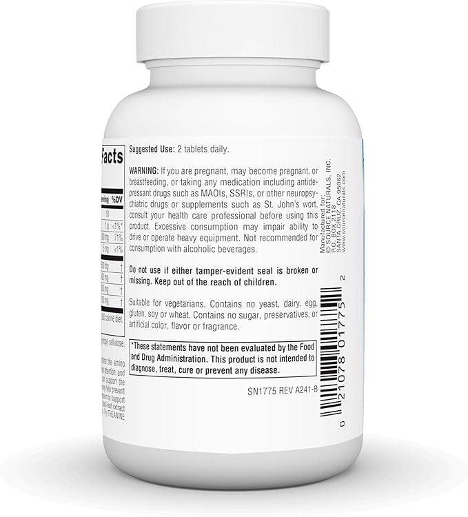Source Naturals Serene Science L-Theanine with Magnesium and GABA - 60 Tablets