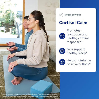 Pure Encapsulations Cortisol Calm - Supports Cortisol Health & Relaxation - Contains Ashwagandha & L-Theanine - Restful Sleep - 120 Capsules
