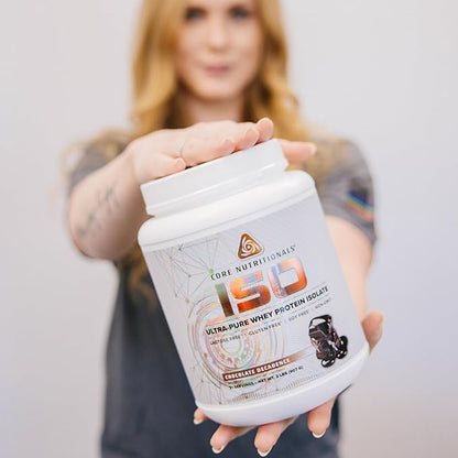Core Nutritionals ISO Whey Protein Isolate | High-Purity Protein from Whey Isolate | Lean Muscle & Recovery Support | 32 Servings (Vanilla Cake)
