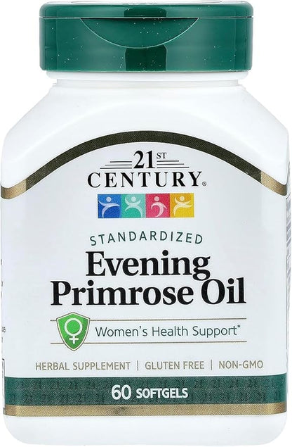 21st Century Evening Primrose OIL 500mg - 60 Softgels (3 Pack)