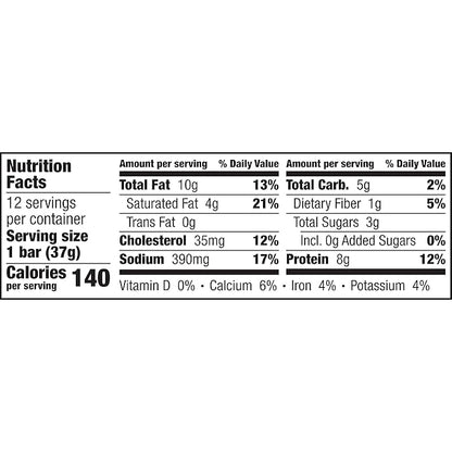 EPIC Beef Protein Bars, Uncured Bacon and Apple, Paleo Friendly, Gluten Free, Whole 30, 12 Ct, 15.6 oz