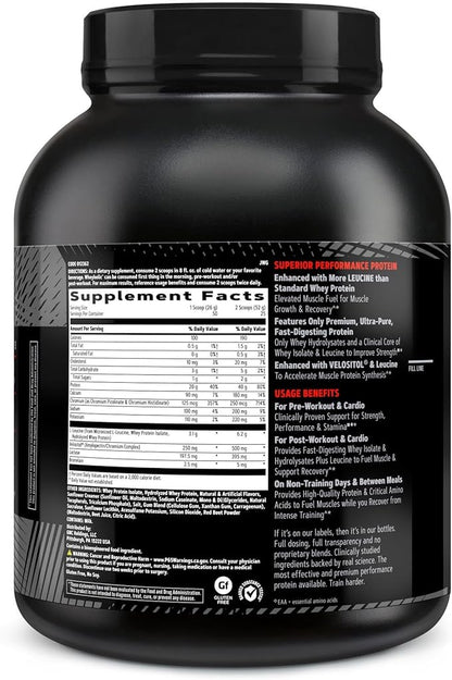 GNC AMP Wheybolic Clinically Proven Protein Powder, 40g Whey Protein, BCAA, Leucine, Increases Muscle Strength, Muscle Building, 3rd Party Tested, Gluten Free, Fruity Crisps, 25 Servings
