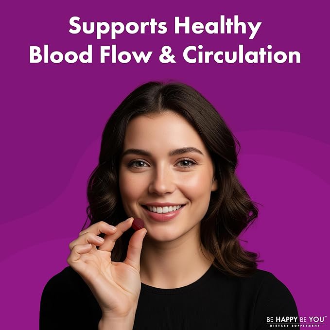 Beetroot with Pomegranate Gummies – Nitric Oxide Booster & Blood Pressure Support – Cherry Pomegranate Flavor – Vegan, Gelatin-Free, Pectin-Based – 90 Ct
