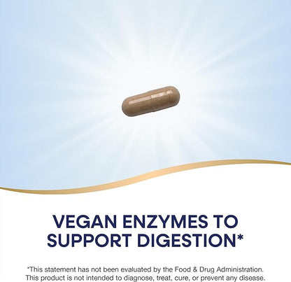 Nature's Way CompleteGest, Complete Digestive Blend, Vegan Enzymes, Supports Digestion of Fat, Carbohydrates, Proteins & Fiber*, 180 Capsules (Packaging May Vary)