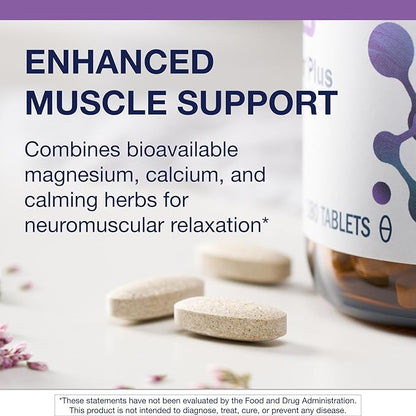Metagenics MyoCalm Plus - Muscle Relaxation & Stress Support with Passionflower, Valerian, Lemon Balm, Magnesium & Calcium - Supports Sleep Quality - Non-GMO, Gluten-Free, Vegetarian - 180 Tablets