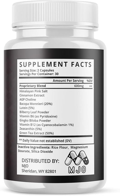 Mahgryn Capsules, Official Mahgryn Pills with All Natural Ingredients, Advanced Overall Health and Wellness Vitamin Supplement Formula for Maximum Strength Multivitamin Support (60 Capsules)