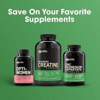 Optimum Nutrition Opti-Men, Vitamin C, Zinc and Vitamin D, E, B12 for Immune Support Mens Daily Multivitamin Supplement, 90 Count (Packaging May Vary)