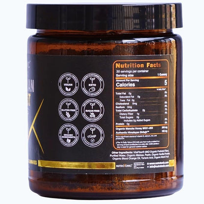 Organic SHILAJIT Gummies by NutroTonic | Shilajit for Men & Women | Cane Sugar Free, Sweetened by Organic Manuka Honey | Clean Formula | Natural Fulvic & Humic Acid | 30 Healthy Gummies (6)